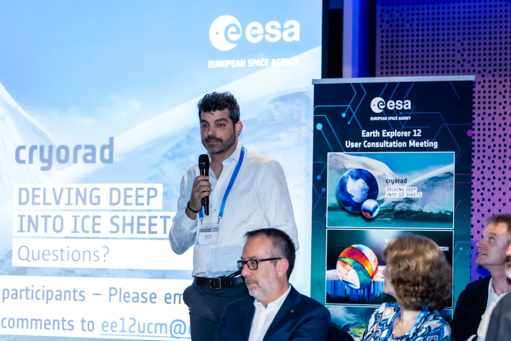 Roger Oliva, Zenithal Blue Director, at the last ESA's User Consultation Meeting